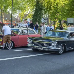 Oldtimer, traffic, Ystad, Scania