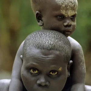 Onge Tribe Print, Andaman Islands, India