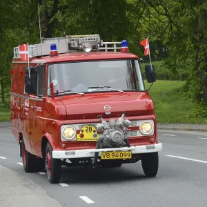 Opel Blitz Fire Truck Print - Ystad, Sweden 1971