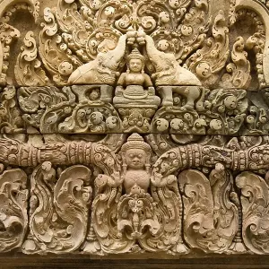 Ornamentation on the Bantea Srey Temple