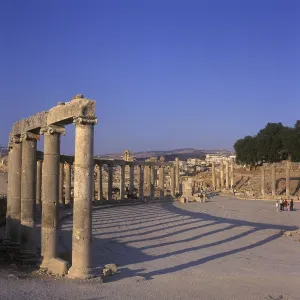 Oval Forum, Jerash (Gerasa), Jordan Oval Forum, Jerash (Gerasa), Jordan