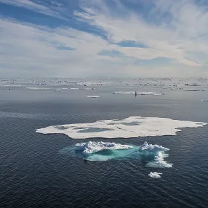 Pack ice, Arctic, Svalbard, Norway, Europe Pack ice, Arctic, Svalbard, Norway, Europe