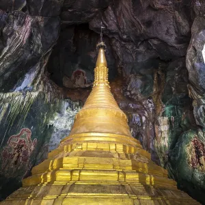 Pagoda, Kaw ka Thawng cave, near Hpa-an Pagoda, Kaw ka Thawng cave, near Hpa-an