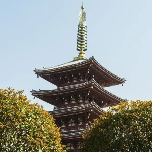 Pagoda in the SensO-ji temple, Asakusa