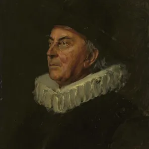 Lenbach Print, Portrait of Professor Syboldt