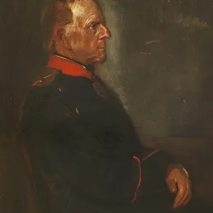 Lenbach Print - Portrait of Helmuth von Moltke