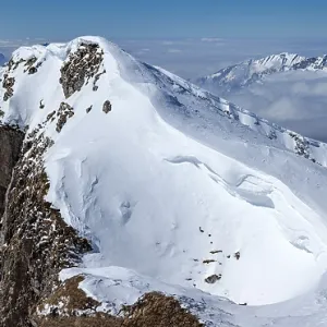 Pano shot from the summit of Brisi to the Churfirsten
