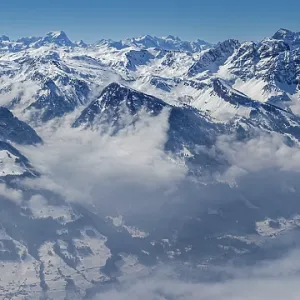 Pano shot from the summit of Brisi looking SW