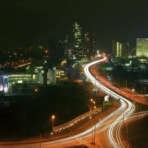 Panorama of the business centre of Vilnius city - capital of Lithuania