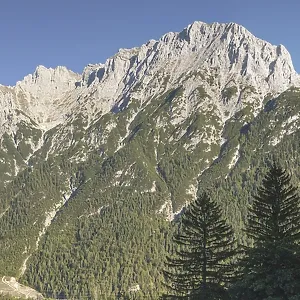 Panorama of the Karwendel near Mittenwald Panorama of the Karwendel near Mittenwald