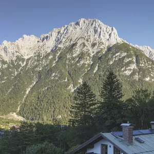 Panorama of the Karwendel near Mittenwald Panorama of the Karwendel near Mittenwald