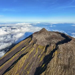 Panorama of Top of Mount Pico Stratovolcano Panorama of Top of Mount Pico Stratovolcano