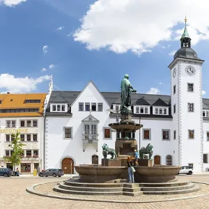 Panorama of Obermarkt with Council Pharmacy