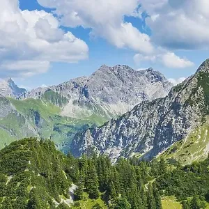 Panorama from Riefenkopf, 1748m to Schneck