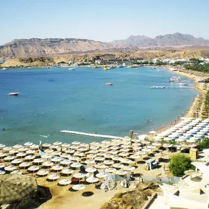Panorama of the tropical azure