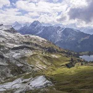 Panorama from Zeigersattel to Seealpsee