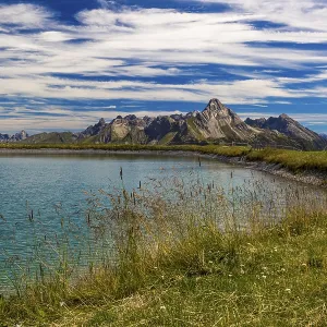 The Panoramic Lake at Saloberkopf, Wart, Austria Print