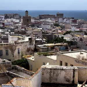 Panoramic View of Safi Print, Morocco