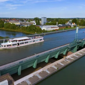 Mittellandkanal Crossing Print, Minden, Germany