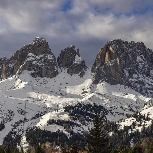 Passo Sella, South Tyrol, Italy, Europe