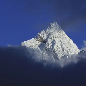 Peak of mount Ama Dablam, Everest National Park Peak of mount Ama Dablam, Everest National Park