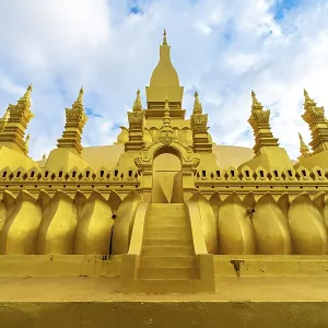 Pha That Luang, Vientiane, Laos, Asia Pha That Luang, Vientiane, Laos, Asia