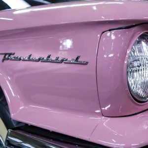 Detail photo of a vintage car, Sinsheim