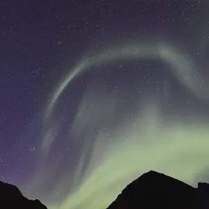 Polar light in Lofoten, Norway Polar light in Lofoten, Norway