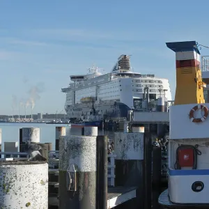 Port, Baltic Sea, Kiel Fjord, Color Line Port, Baltic Sea, Kiel Fjord, Color Line