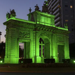 Porta del Mar, Archway for King Felipe II