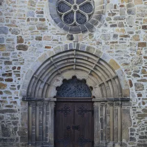 Side portal of St. Nikolai church on the market square Side portal of St. Nikolai church on the market square