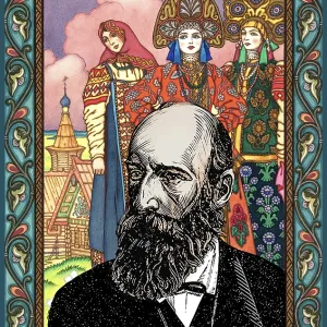 Portrait of Alexander Nikolayevich Afanasyev Portrait of Alexander Nikolayevich Afanasyev