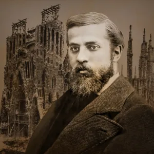 Portrait of Antoni Gaudi i Cornet