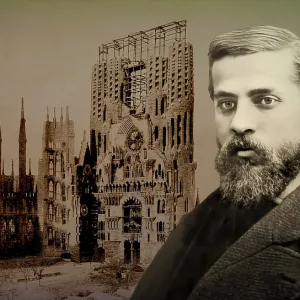 Portrait of Antoni Gaudi i Cornet
