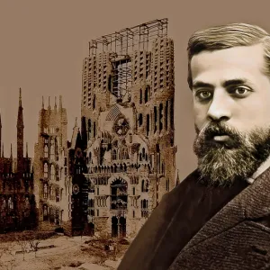 Portrait of Antoni Gaudi i Cornet