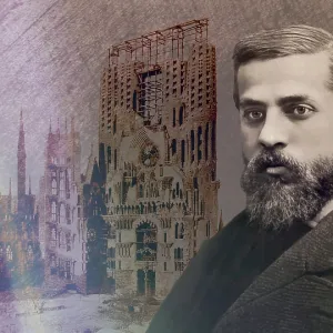 Portrait of Antoni Gaudi i Cornet