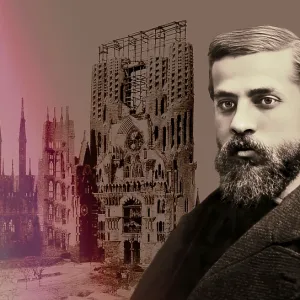Portrait of Antoni Gaudi i Cornet