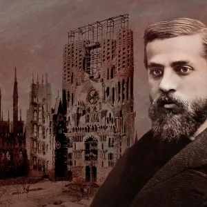 Portrait of Antoni Gaudi i Cornet