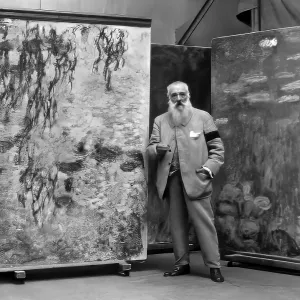 Portrait of Claude Monet, studio at Giverny Portrait of Claude Monet, studio at Giverny
