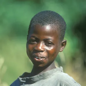 Portrait of a local boy Kande, Malawi Portrait of a local boy Kande, Malawi