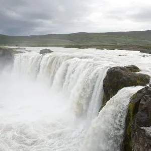 Powerfull Gooafoss or Godafoss waterfall