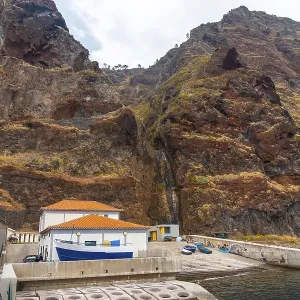 Praia do Cais in the town of Paul do Mar in eastern Madeira