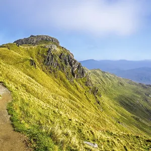 Pyg Track over Llyn Llydaw lake