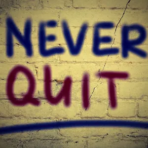 Never Quit Concept
