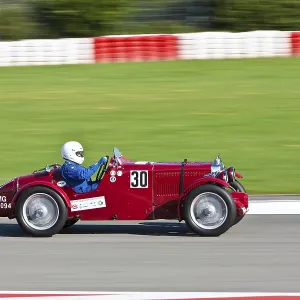 Race of pre-war racing cars at the Oldtimer Grand Prix 2010 on the Nurburgring race track