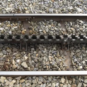 Rack railway track for steep mountain railways Rack railway track for steep mountain railways