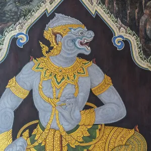 Ramakian mural, Phra Rabiang, gallery