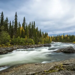 Rapids of Gamajahka, rivers, Kvikkjokk Rapids of Gamajahka, rivers, Kvikkjokk