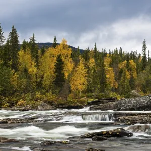 Rapids of Gamajahka, rivers, Kvikkjokk