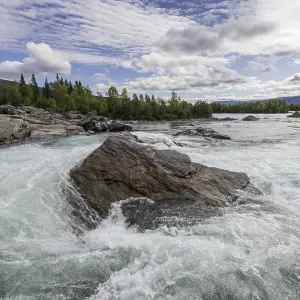 Rapids of the Kamajokk River, Prinskullen Rapids of the Kamajokk River, Prinskullen
